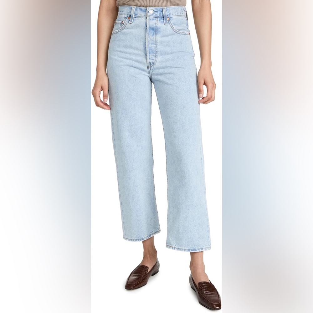 Levi’s Denim Jeans - Women’s Ribcage Straight Ankle Jeans - Size 29 - Light Blue - Picture 2 of 13